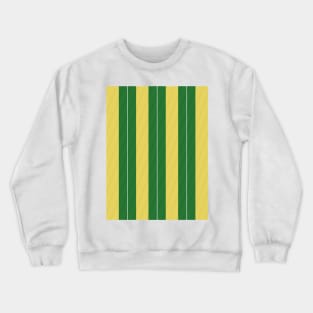 Newcastle United Away Yellow Green White Stripes 1988 - 90 Crewneck Sweatshirt